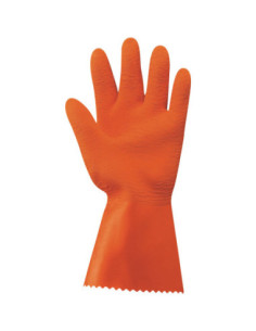 Guanti da lavoro in lattice naturale rinforzato NERI mod. 355042 HARPON 321.
