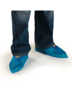 Sovrascarpa in pvc colore blu con elastico 36x15cm. ANSELL mod. SC-36CPE