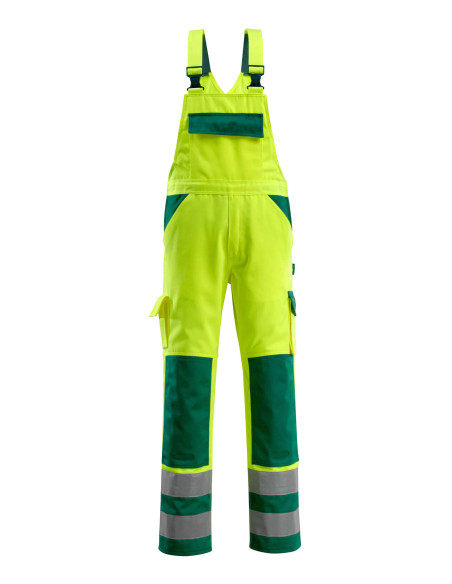 Salopette da lavoro alta visibilita' classe 2 con portaginocchiere MASCOT mod. 07169-470 BARRAS.