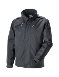 Giacca da lavoro impermeabile antivento colore nero NW NERI mod. WINNIPEG 100% poliestere mod. 420151