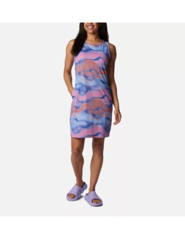 Abito smanicato estivo per donna COLUMBIA mod. 1885752 CHILL RIVER PRINTED DRESS