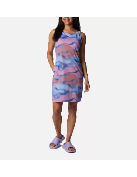 Abito smanicato estivo per donna COLUMBIA mod. 1885752 CHILL RIVER PRINTED DRESS