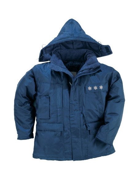 Giacca da lavoro parka antifreddo foderato pile thinsulate DELTA PLUS mod. LAPONIE II
