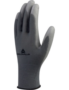 Guanti da lavoro in cotone rivestiti in poliuretano DELTA PLUS mod. VE702GR