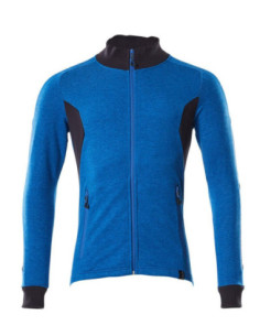 Felpa da lavoro elasticizzata con cerniera MASCOT mod. 18484-962 60% cotone 40% poliestere.