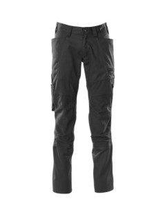 Pantalone da lavoro elasticizzato con tasche porta ginocchiere in cordura MASCOT mod. 18579-442 2
