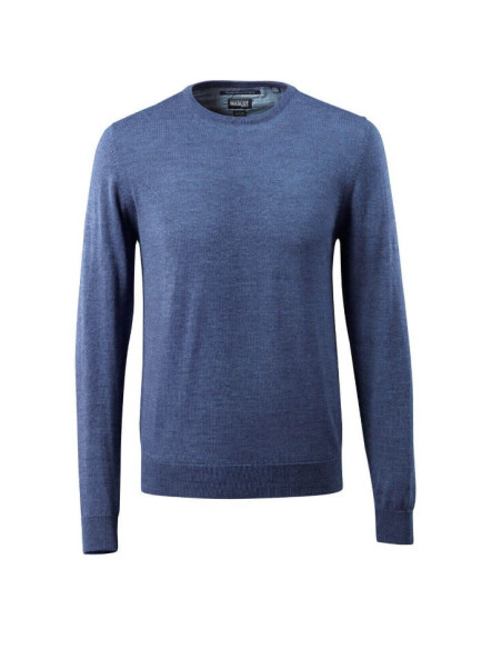 Maglione da lavoro giroccolo e maniche a coste MASCOT mod. 50636-989 50% lana merino