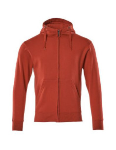 Felpa da lavoro con cerniera e cappuccio MASCOT mod. GIMONT 60% cotone