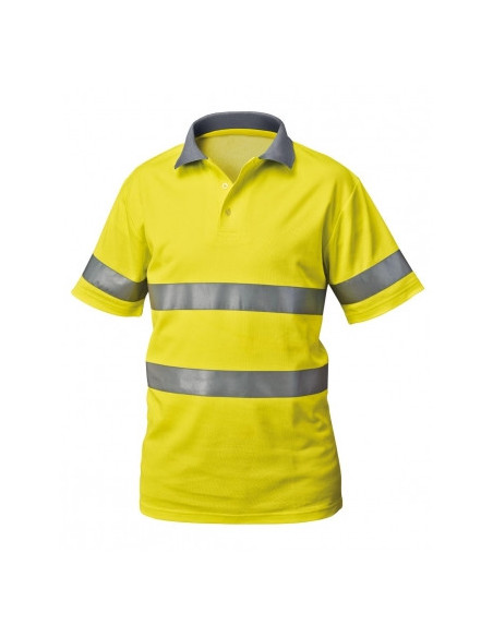 Polo da lavoro alta visibilitö catarifrangente classe 2 SIGGI mod. 25MA0273