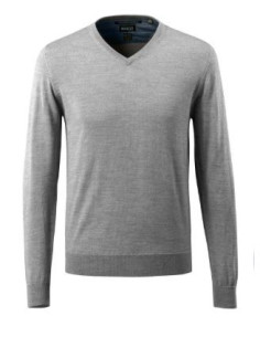 Maglione da lavoro collo a V e maniche a coste MASCOT mod. 50635-989 50% lana merino
