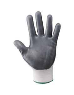 Guanti da lavoro a filo continuo rivestiti in nitrile grigio NW NERI mod. 353070 999.
