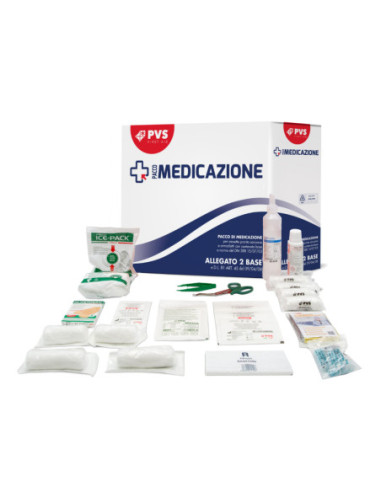 Pacco medicazione per reintegro cassette pronto soccorso allegato 3 Alto Adige mod. PDM132.