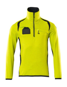 Maglione in pile da lavoro con mezza cerniera MASCOT mod. 19303-316 94% poliestere.