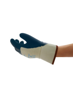 Guanti da lavoro in jersey rivestiti in nitrile con polsino aperto ANSELL mod. 27-607 Hycron.