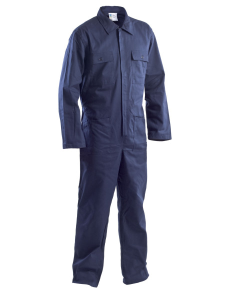 Tuta da lavoro 100% cotone blu/bianco GRUPPO P&P