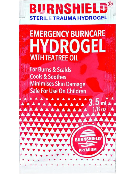 Confezione 10 bustine gesl sterile per ustioni BURNSHIELD 3,5 gr. mod. PRE010