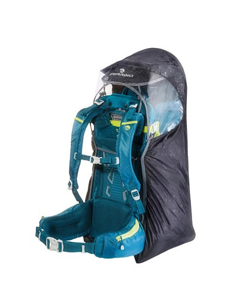 Protezione completa da pioggia e vento in poliestere per zaini porta-baby WOMBAT FERRINO mod. 72203 BABY CARRIER COVER.