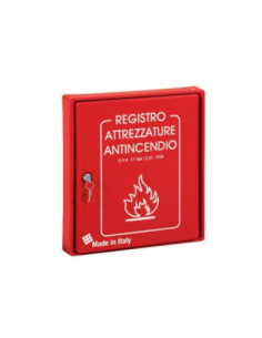 Cassetta porta documenti attrezzature antincendio mm. 300x365x50 mod. 1437-12PDABS1