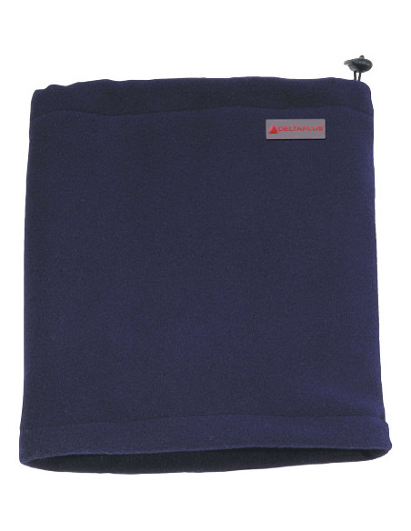 Copricollo da lavoro in pile blu poliestere chiusura zip DELTA PLUS mod.CHAMONIX