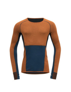 Maglia manica lunga sportiva lana merino 190 gr. per uomo DEVOLD mod. GO 255 220 A TUVEGGA SPORT AIR MAN SHIRT