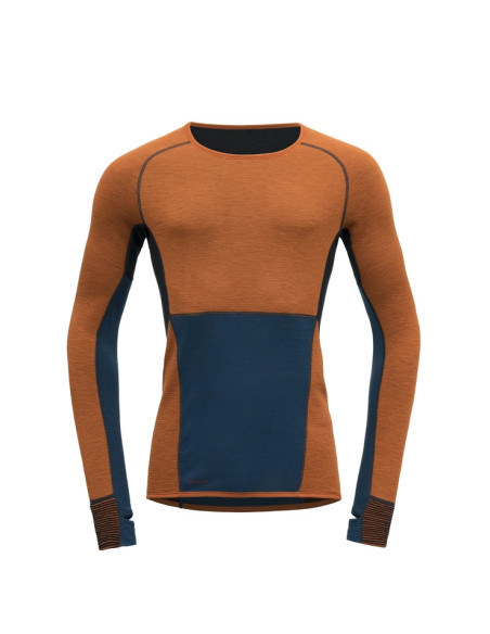 Maglia manica lunga sportiva lana merino 190 gr. per uomo DEVOLD mod. GO 255 220 A TUVEGGA SPORT AIR MAN SHIRT