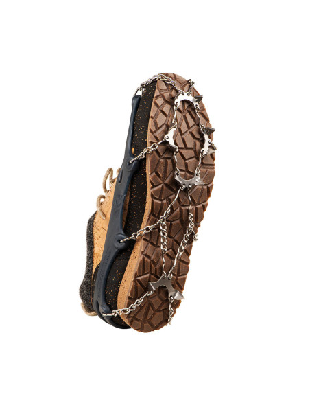 Coppia ramponi leggeri adattabile a calzatura trekking a suola rigida mod. CHAINE SNOWLINE WALK.