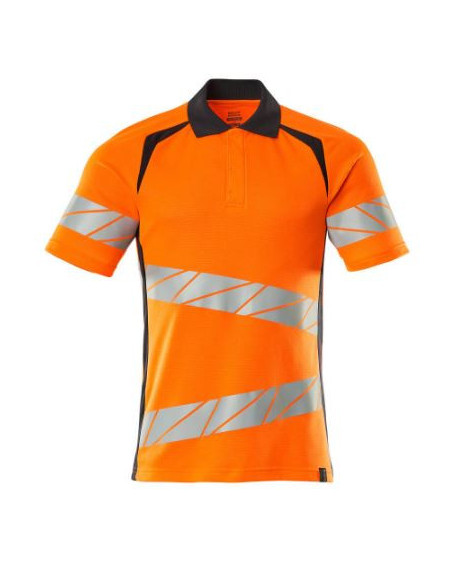 Polo da lavoro estiva alta visibilità classe 2 catarifrangente MASCOT mod. 19083-771.