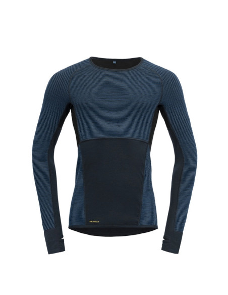 Maglia manica lunga sportiva lana merino 190 gr. per uomo DEVOLD mod. GO 255 220 A TUVEGGA SPORT AIR MAN SHIRT