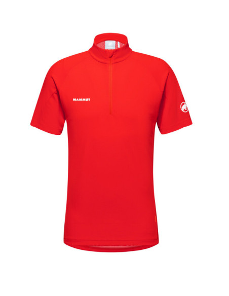 Maglia manica corta estiva mezza zip per uomo MAMMUT mod. 1017-01830 AEGILITY HALF ZIP T-SHIRT