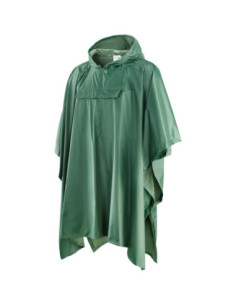 Cappotto da lavoro poncho in poliestere spalmato pvc verde NW NERI mod. 461110