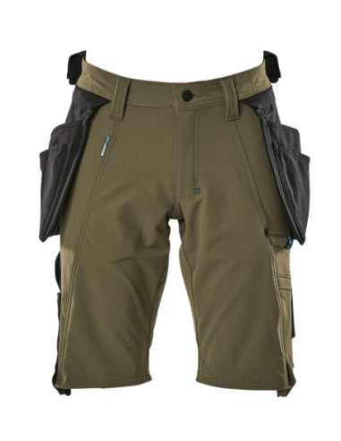 Pantalone da lavoro bermuda con tasche esterne cargo stretch a 4 vie MASCOT 93% poliestere