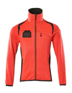 Maglia da lavoro con cerniera con dettagli fluorescentei MASCOT mod. 19403-316