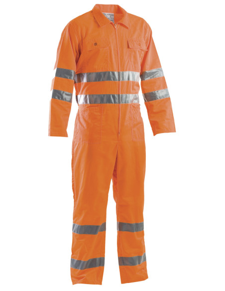 Tuta da lavoro estiva alta visibilitö catarifrangente arancio GRUPPO P&P