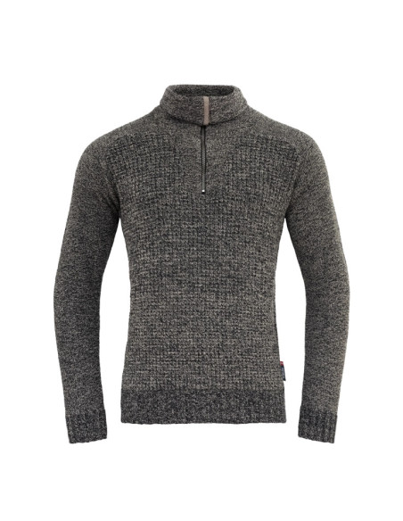 BISPEN WOOL ZIP NECK