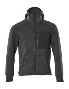 Felpa da lavoro con cerniera e cappuccio tessuto stretch a 4 vie MASCOT 69% cotone