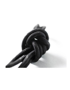 Lacci per scarpe colore nero in poliestere tipo rotondo MASCOT mod. POLLUX FT080-980.