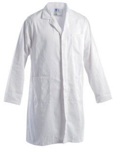 Camice da lavoro 100% cotone blu/bianco GRUPPO P&P mod. STX01101 2