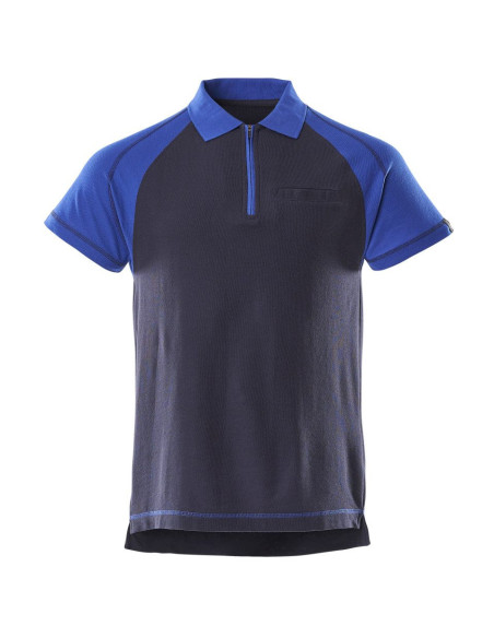 Polo da lavoro uomo con taschino e mezza cerniera MASCOT mod. BIANCO 60% cotone