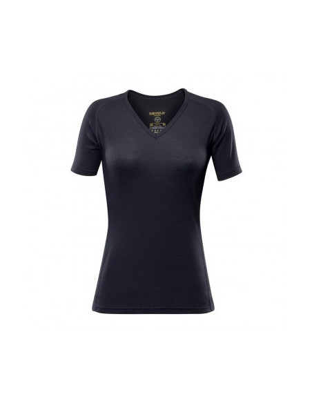 T-shirt manica corta intimo lana merino 150 gr. per donna DEVOLD mod. GO 180 217A BREEZE WOMAN T-SHIRT V-NECK.