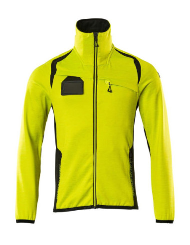 Maglia da lavoro con cerniera con dettagli fluorescentei MASCOT mod. 19403-316