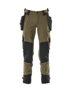 Pantalone da lavorocargo con porta ginocchiere e tasche flottanti MASCOT mod. 17031-311 2