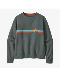 W's Ridge Rise Stripe Uprisal Crew Sweatshirt 2