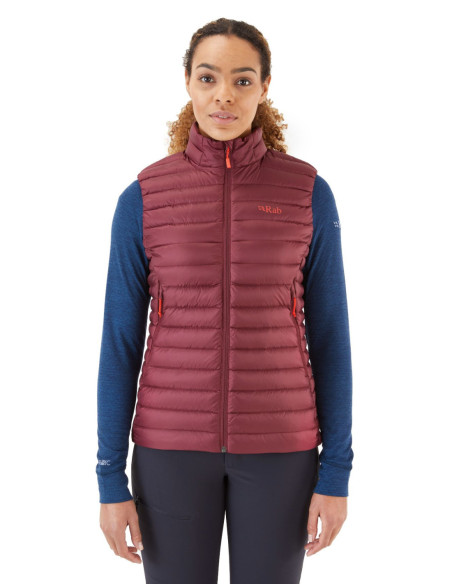 Gilet per donna RAB mod. QDB-19 MICROLIGHT VEST WOMEN