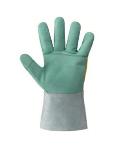 Guanti da lavoro per motosega con manichetta da 15cm. Tg.10 NERI mod. 368111