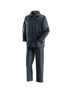 Completo giacca-pantalone da lavoro in poliestere spalmato pvc blu NW NERI mod. NIAGARA