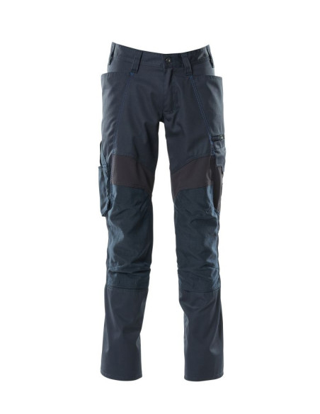 Pantalone da lavoro elasticizzato con tasche porta ginocchiere in cordura MASCOT mod. 18579-442