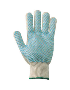 Guanti da lavoro in tessuto filo continuo in nylon puntinato mod. 337026 NEWTEX.