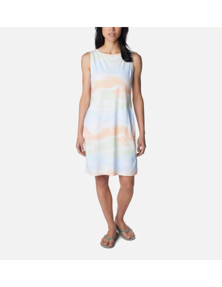 Abito smanicato estivo per donna COLUMBIA mod. 1885752 CHILL RIVER PRINTED DRESS
