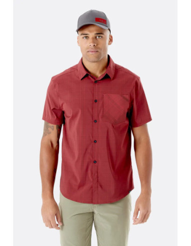 Camicia estiva manica corta per uomo RAB mod. QBS-01 MELLO SS SHIRT