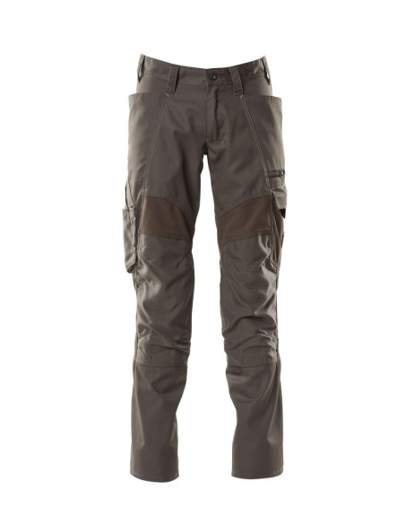 Pantalone da lavoro elasticizzato con tasche porta ginocchiere in cordura MASCOT mod. 18579-442
